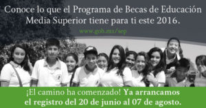 Becas para Bachillerato