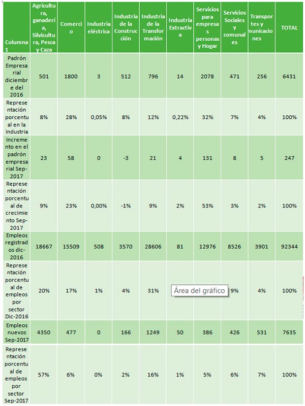 Nuevos empleos y patrones