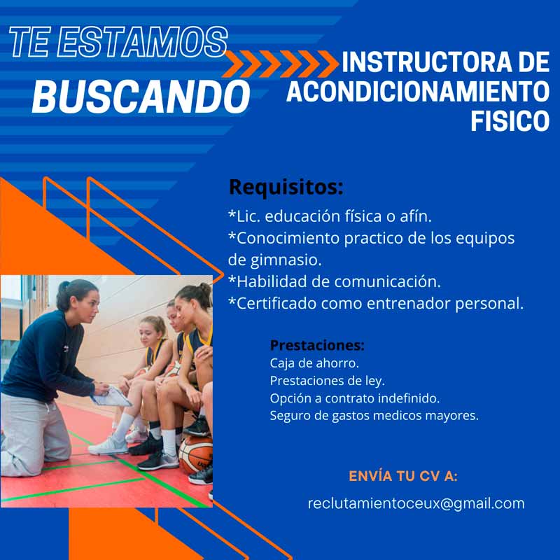 Instructor de acondicionamiento físico