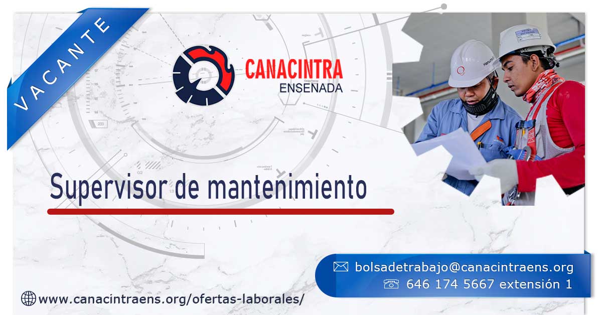 Supervisor de mantenimiento