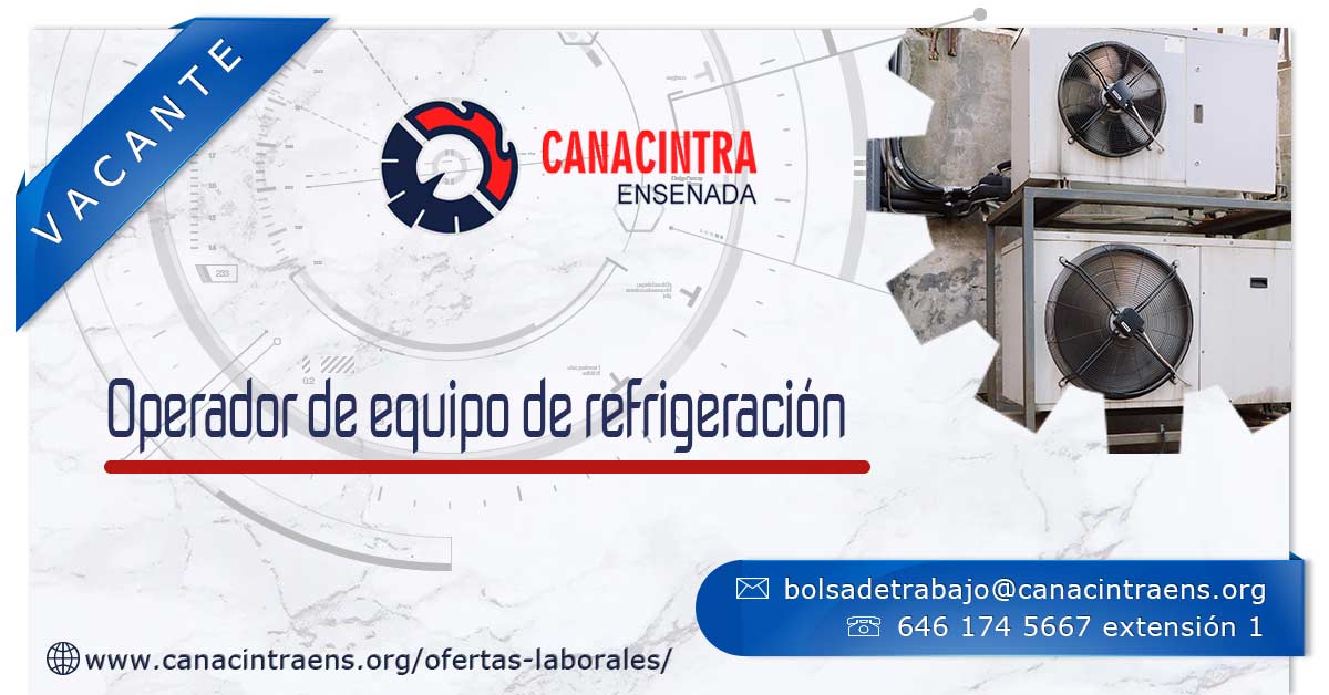 Operador de equipo de refrigeración