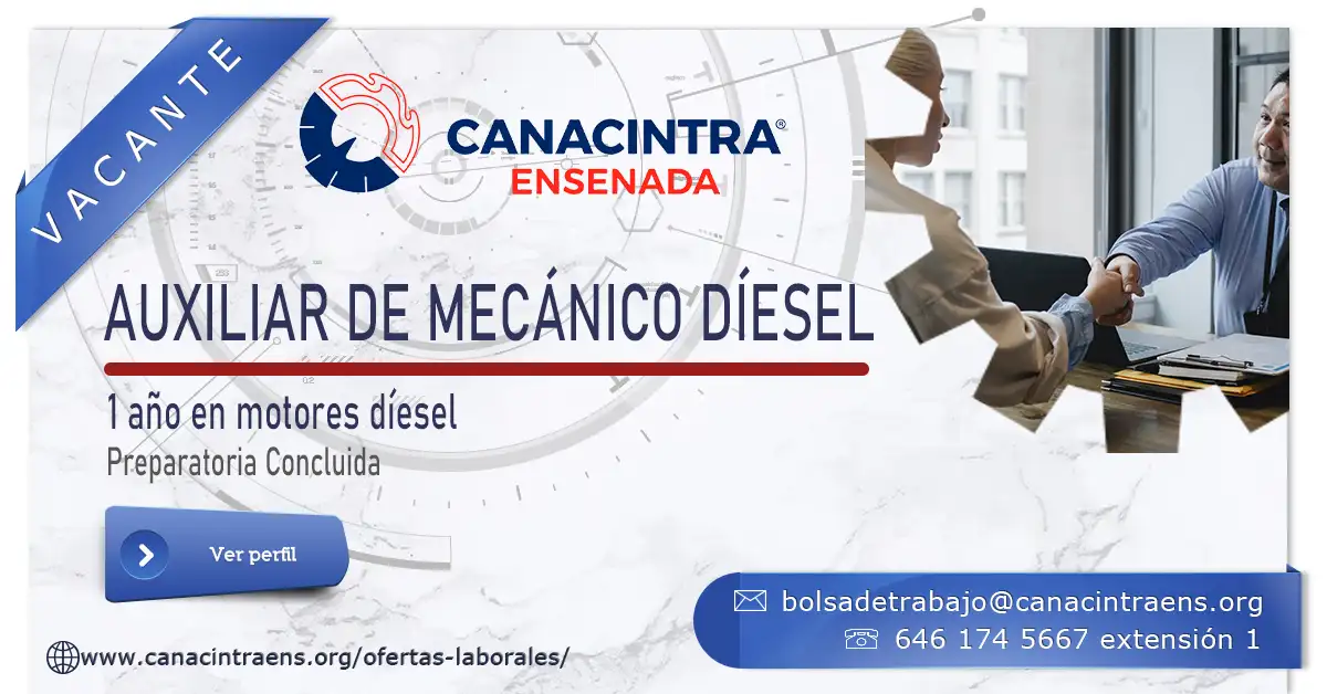 Auxiliar de mecánico diésel