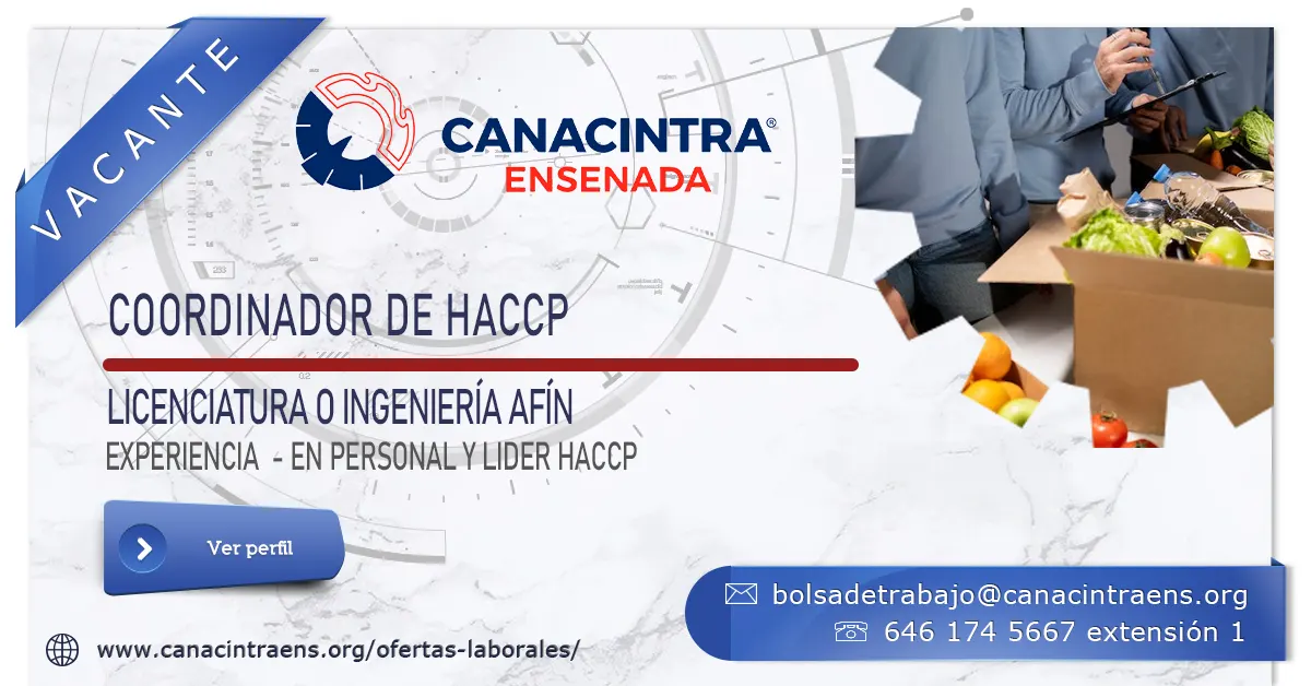 COORDINADOR DE HACCP