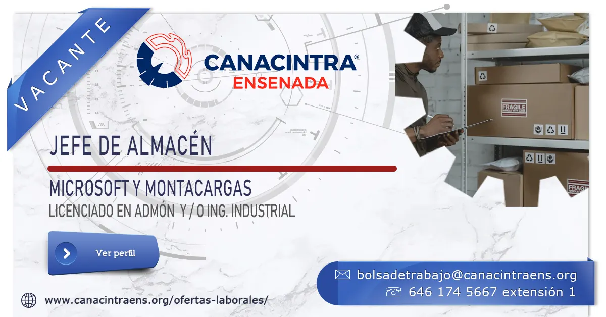 jefe de almacén