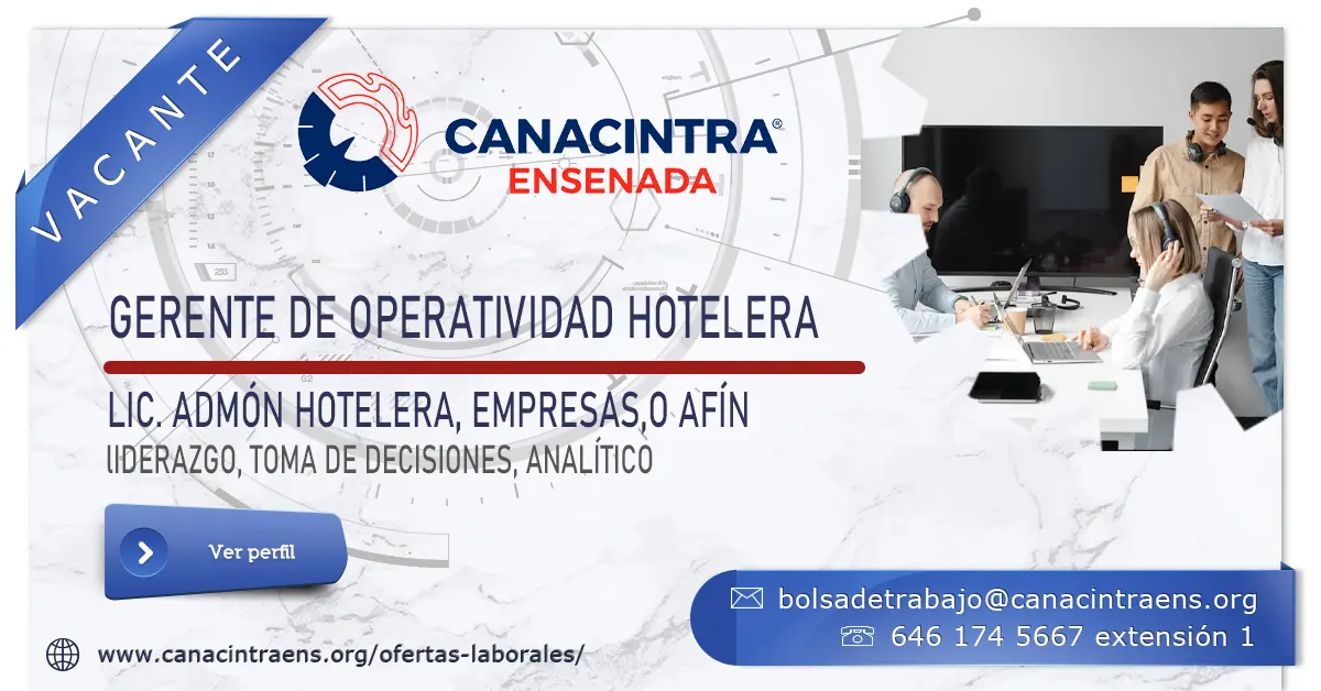 Gerente de Operatividad Hotelera