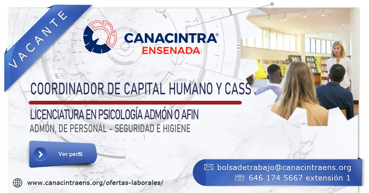 coordinador de capital humano y CASS